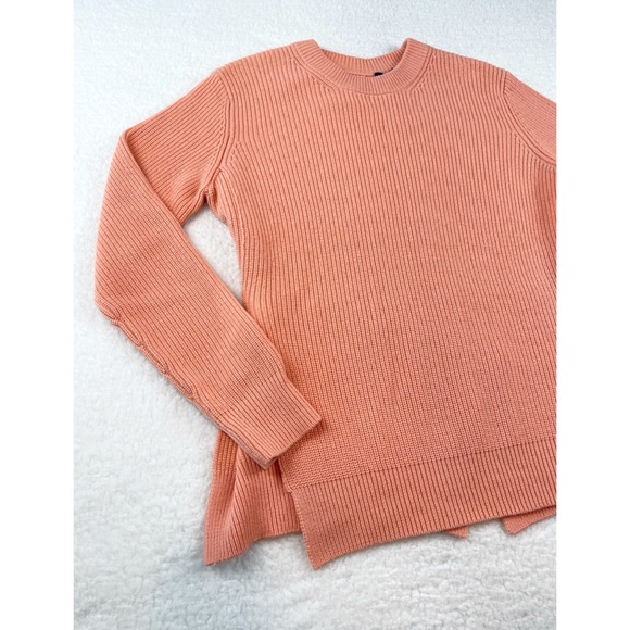 PROENZA SCHOULER • Coral Wool Cashmere Ribbed Knit Sweater - Picture 12 of 16